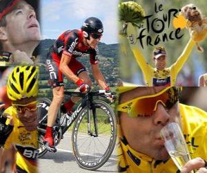 пазл Кадел Эванс 2011 Тур де Франс чемпиона